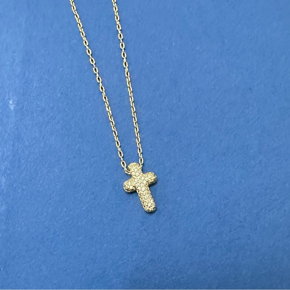Altar'd State Gold Cross Pendant Necklace